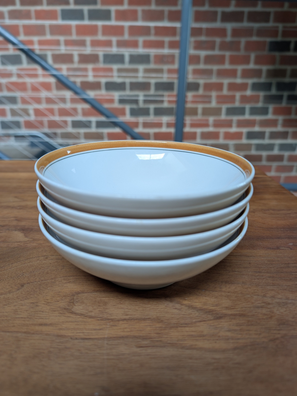 Set Of 4 Franciscan "Pickwick" Bowls MCM Vintage Japan Over Microwave Safe
